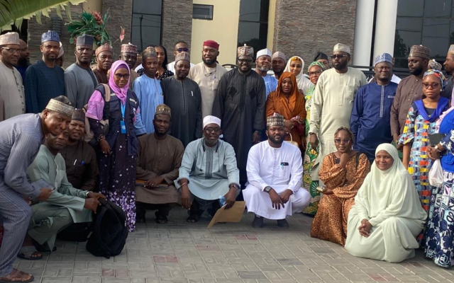 Partners and government officials during partners mapping & categorization of health sector support in Kano